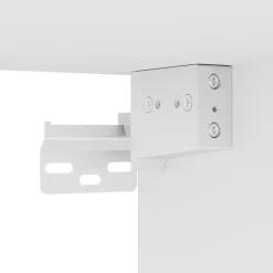 vidaXL - Wandschoenenkast - Wit - Bewerkt hout