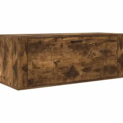 vidaXL - Wandschoenenkast - Bruin - Bewerkt hout