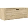 vidaXL - Wandschoenenkast - Bruin - Bewerkt hout