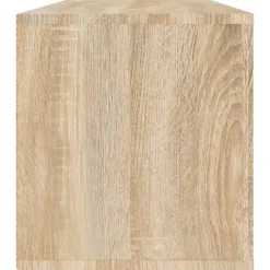 vidaXL - Wandschoenenkast - Bruin - Bewerkt hout