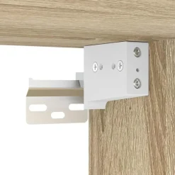 vidaXL - Wandschoenenkast - Bruin - Bewerkt hout