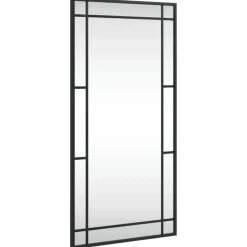 vidaXL - Wandspiegel - Zwart - IJzer - 40 x 80 cm