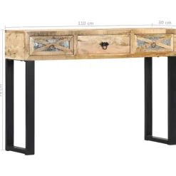 vidaXL - Wandtafel - Bruin - Hout