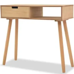 vidaXL - Wandtafel - Bruin - Grenenhout