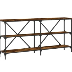 vidaXL - Wandtafel - Bruin - Bewerkt hout