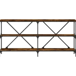 vidaXL - Wandtafel - Bruin - Bewerkt hout