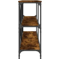 vidaXL - Wandtafel - Bruin - Bewerkt hout