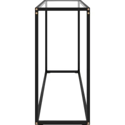 vidaXL - Wandtafel - Transparent - Glas - 120 x 35 x 75 cm