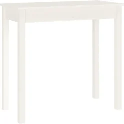 vidaXL - Wandtafel - Wit - Massief grenenhout - 80x40x75 cm