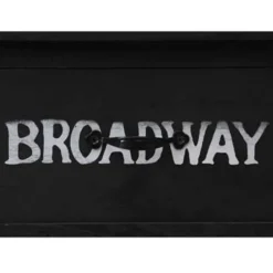 vidaXL - Wandtafel - Zwart - Hout