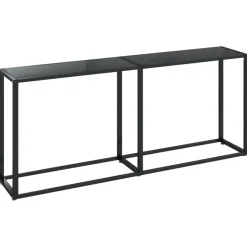 vidaXL - Wandtafel - Zwart - Glas