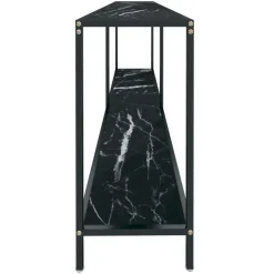 vidaXL - Wandtafel - Zwart - Glas