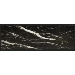 vidaXL - Wandtafel - Zwart - Glas - 100 x 35 x 75 cm