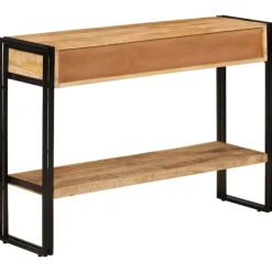 vidaXL - Wandtafel - Zwart - Hout