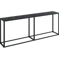 vidaXL - Wandtafel - Zwart - Glas
