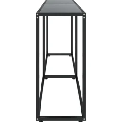 vidaXL - Wandtafel - Zwart - Glas