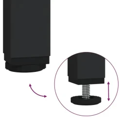 vidaXL - Wandtafel met 2 lades 2 schappen - Sonoma eiken - Hout - 100x25x75 cm