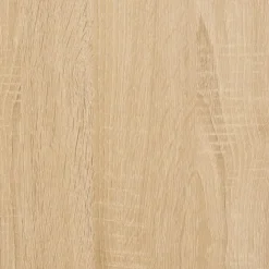 vidaXL - Wandtafel met 2 lades 2 schappen - Sonoma eiken - Hout - 100x25x75 cm