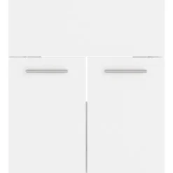 vidaXL - Wastafelkast - Wit - Bewerkt hout - 41 x 38.5 x 46 cm