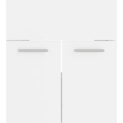 vidaXL - Wastafelkast - Wit - Bewerkt hout - 41 x 38.5 x 46 cm