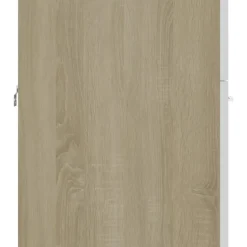 vidaXL - Wastafelkast - Wit - Bewerkt hout - 41 x 38.5 x 46 cm