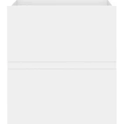 vidaXL - Wastafelkast - Wit - Bewerkt hout - 41 x 38.5 x 45 cm