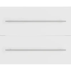 vidaXL - Wastafelkast - Wit - Bewerkt hout - 60 x 38.5 x 48 cm