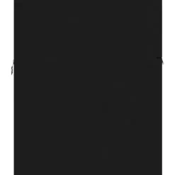 vidaXL - Wastafelkast - Zwart - Bewerkt hout - 90 x 38.5 x 46 cm