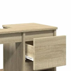 vidaXL - Wastafelonderkast met 1 deur 2 lades - Sonoma eiken - 65x33x60 cm