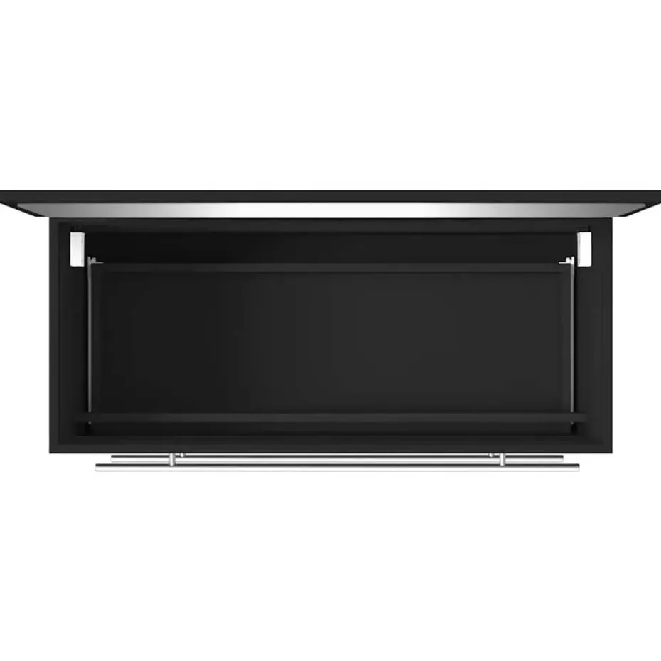 vidaXL - Wastafelonderkast met spiegel - 2 lades - Zwart - Bewerkt hout