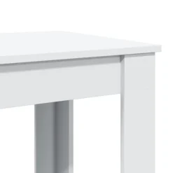 vidaXL - Wit Bartafel - Bewerkt hout - 102x50x103.5 cm