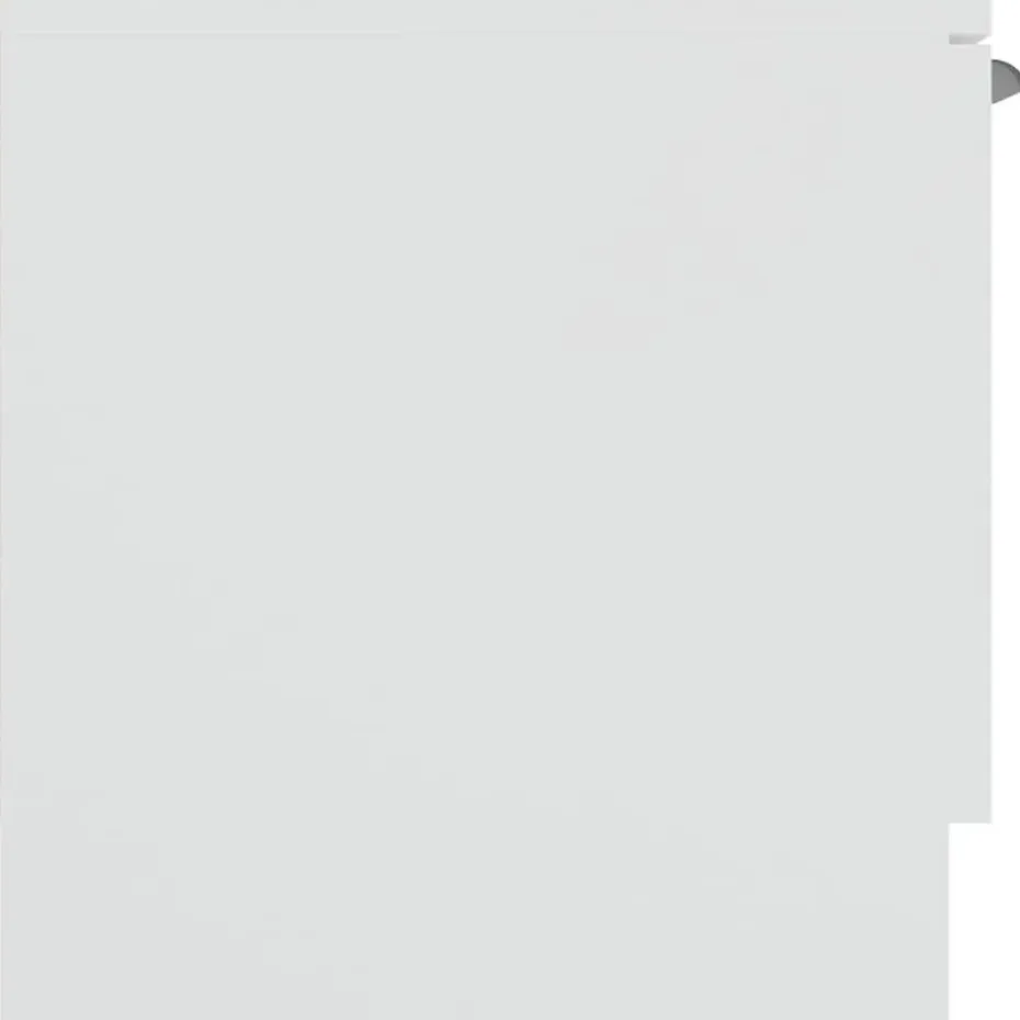 vidaXL - Wit TV-meubel met 3 deuren - Bewerkt hout - 102x35x36,5 cm