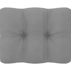 vidaXL - 2-zits Bank - Grijs - Grenenhout