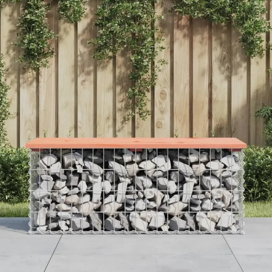 vidaXL - 2-zits Tuinbank schanskorfontwerp - Massief douglashout - 103x44x42 cm