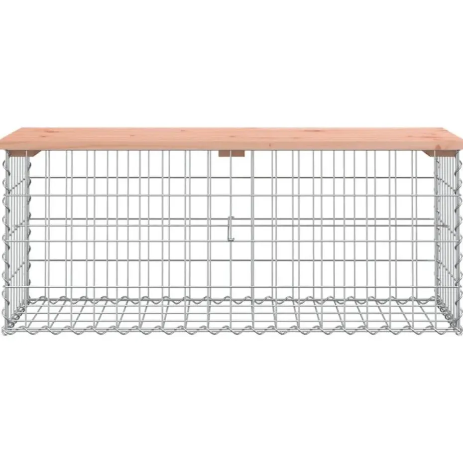 vidaXL - 2-zits Tuinbank schanskorfontwerp - Massief douglashout - 103x44x42 cm