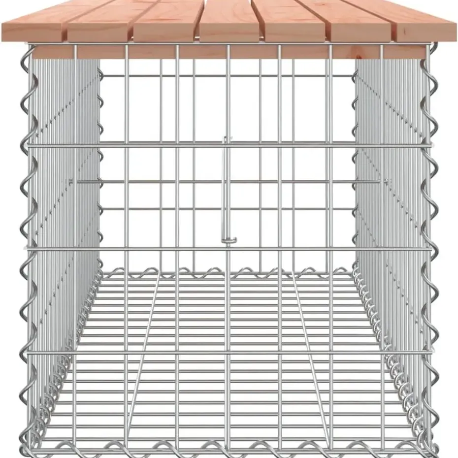 vidaXL - 2-zits Tuinbank schanskorfontwerp - Massief douglashout - 103x44x42 cm