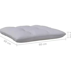 vidaXL - 3-zitsbank - Grijs - Grenenhout