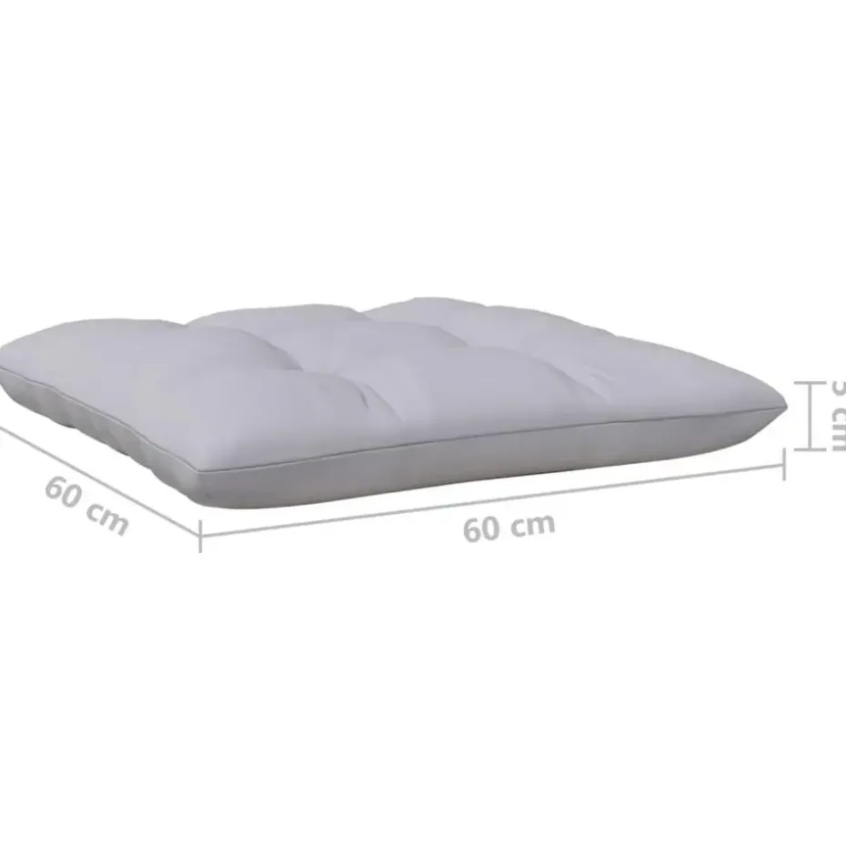 vidaXL - 3-zitsbank - Grijs - Grenenhout