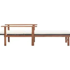 vidaXL - Zonnebed - Zwart - Poly rattan