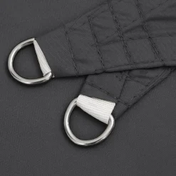 vidaXL - Zonnezeil - Antraciet - 3.5 x 3.5 x 4.9 m