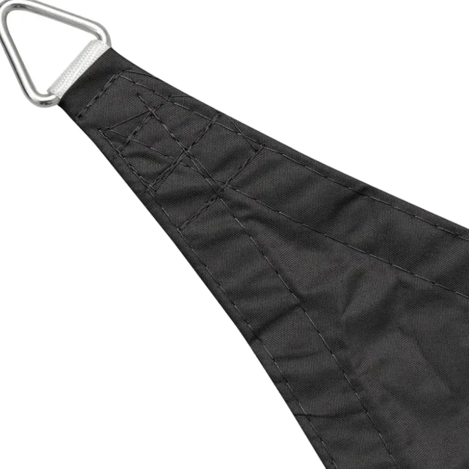 vidaXL - Zonnezeil - Antraciet - 3.6 x 3.6 x 3.6 m