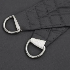 vidaXL - Zonnezeil - Antraciet - 3.6 x 3.6 x 3.6 m