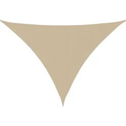 vidaXL - Zonnezeil - Beige - 3.5 x 3.5 x 4.9 m