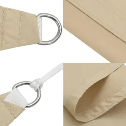 vidaXL - Zonnezeil - Beige - 2 x 3 m