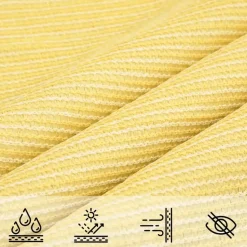 vidaXL - Zonnezeil - Beige - 4 x 6 m