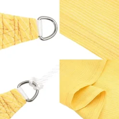 vidaXL - Zonnezeil - Beige - 3.6 x 3.6 x 3.6 m