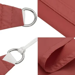 vidaXL - Zonnezeil - Bruin - 5 x 5 x 5 m