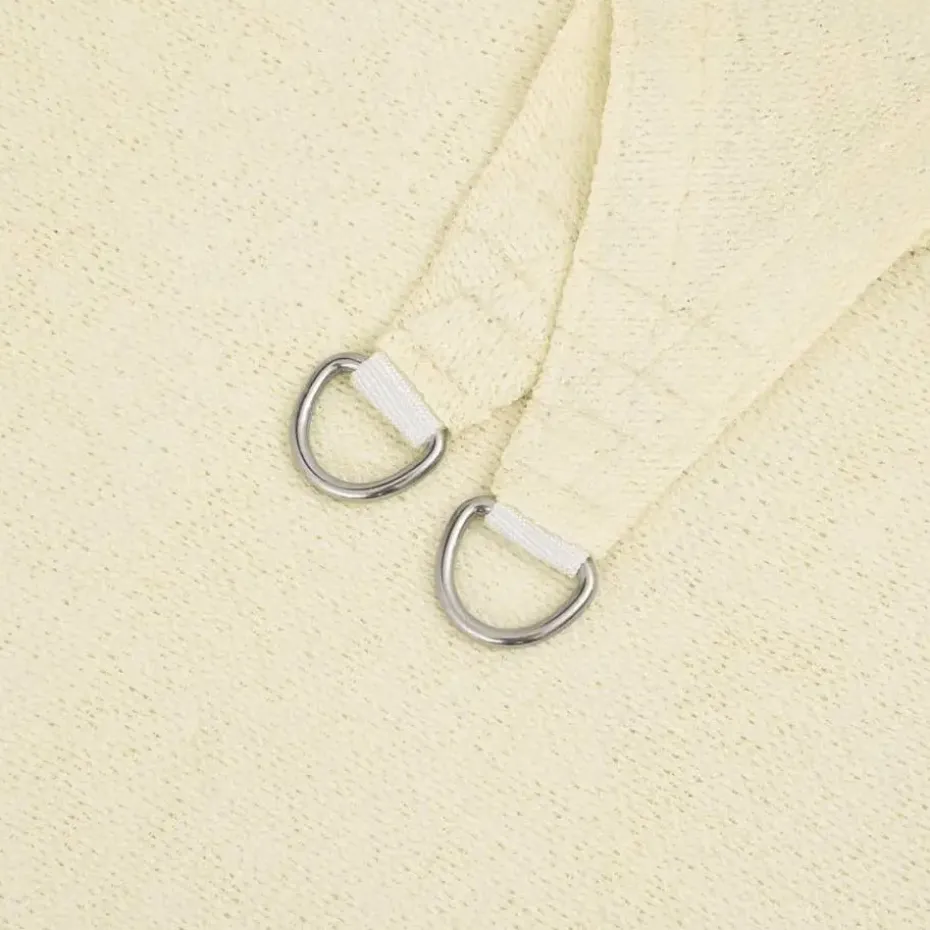 vidaXL - Zonnezeil - Crème - 3.6 x 3.6 m