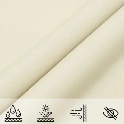 vidaXL - Zonnezeil - Crème - 2 x 4 m