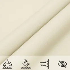 vidaXL - Zonnezeil - Crème - 4 x 6 m